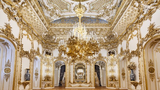 In the 1800s, the palace was remodelled in rococo revival style, creating Vienna's earliest and most important interior in this style.