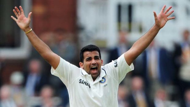 On track &#8230; Zaheer Khan says he has prepared for the Tests.