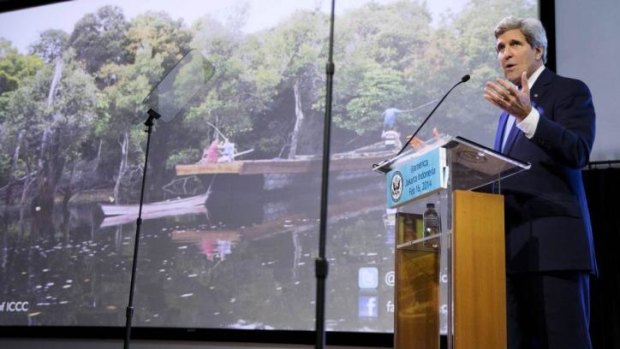 Climate change could threaten Indonesia's "entire way of life": John Kerry.