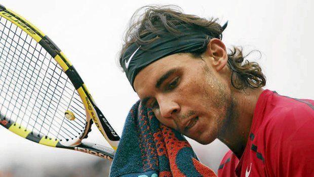 Sick ... Rafael Nadal will delay his start to the 2013 season.