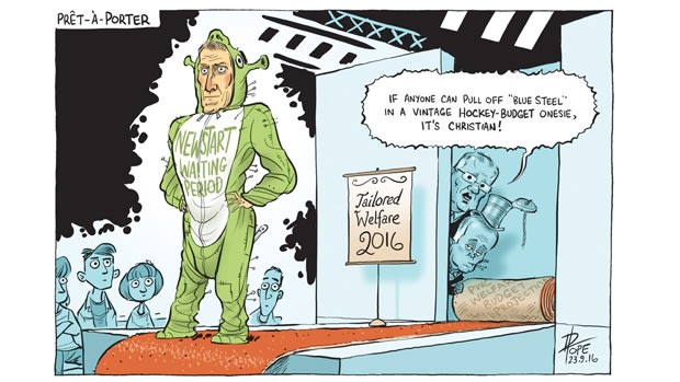 Canberra Times Editorial cartoon.
