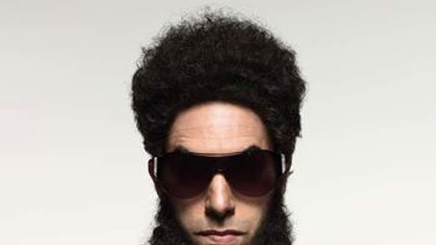 First look ... The first official photo from Sacha Baron Cohen's new film The Dictator.