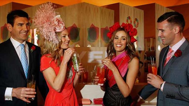 Think about what you'll be drinking as well as what you'll be wearing at the races.