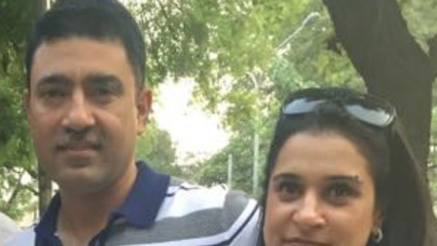 Rohit Kaul and his wife Natasha.