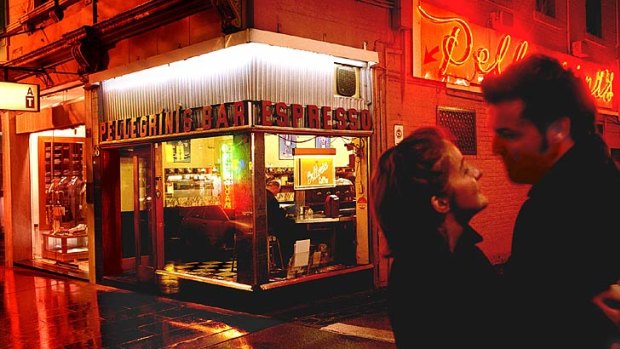 'Pellegrini's was where the trendy rubbed shoulders with Italians eating almond biscuits ...'