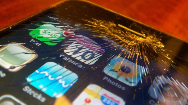 iPhone owners are fast learning that hard surfaces and glass touch screens do not mix.