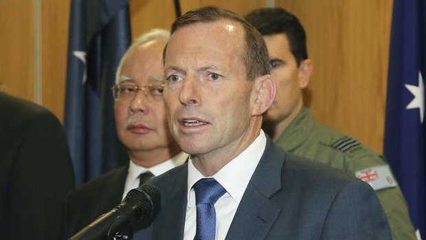 Breakthrough in military relations: Prime Minister Tony Abbott.