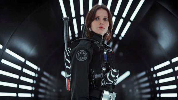Trouble on the set: Felicity Jones in <i>Rogue One: A Star Wars Story.</i>
