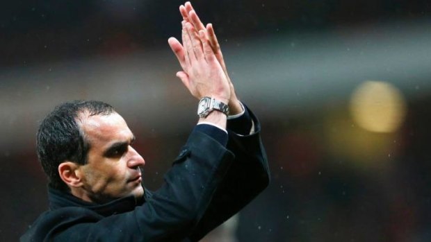 Contrasting fortunes: Everton manager Roberto Martinez has had a stellar first season at the Merseyside club.
