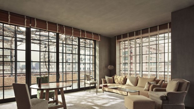 Japanese aesthetic: The Greenwich Hotel, Tribeca Penthouse.