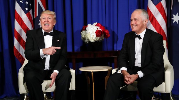 Donald Trump and Malcolm Turnbull meeting earlier this year.