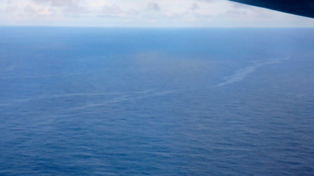 An oil slick now not believed to be from the fuel of Air France flight AF447.