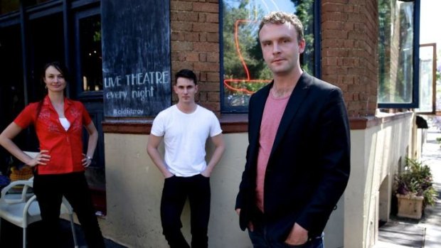 Live theatre every night: Vanessa Wright, Sean Hawkins and Andrew Henry will oversee the Old Fitzroy Hotel theatre.