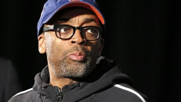 Filmmaker and avid basketball fan Spike Lee attends a news conference by NBA Commissioner Adam Silver in New York this week.
