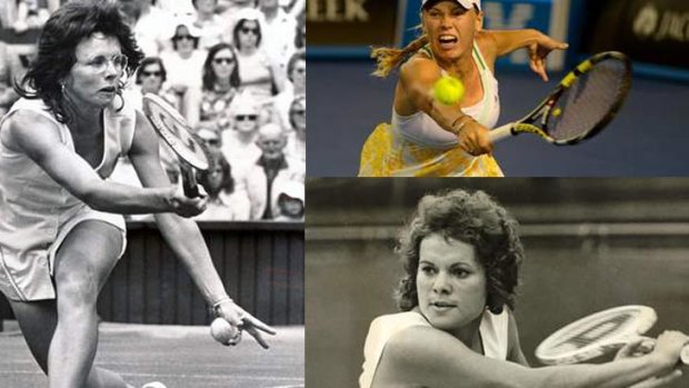 Billie Jean King, Caroline Wozniacki and Evonne Goolagong-Cawley - just three of the dozens of sporting greats supporting the Wendy Turnbull Green