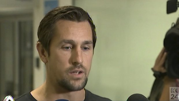 Clear-headed: Mitchell Pearce on Sunday.
