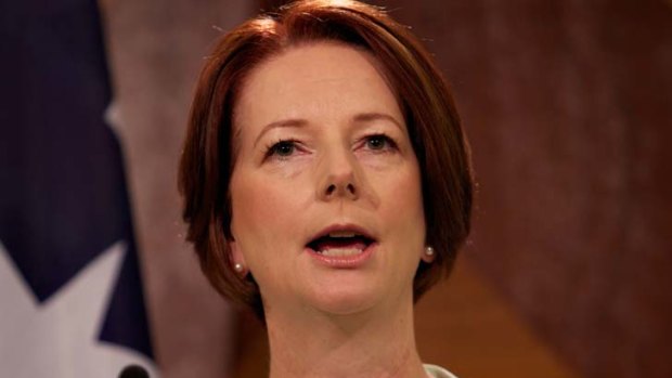 An angry Prime Minister Julia Gillard talks about the Australia Day incident that lead to the resignation of one of her staff.