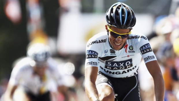 Alberto Contador is expected to return to the Saxo Bank team in August.
