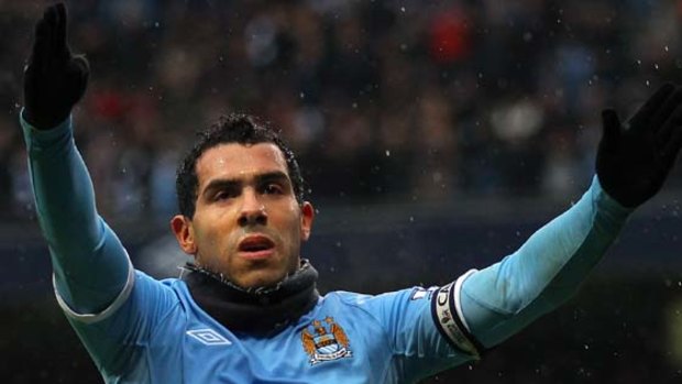 Carlos Tevez ... Manchester City are over-reliant on the striker.