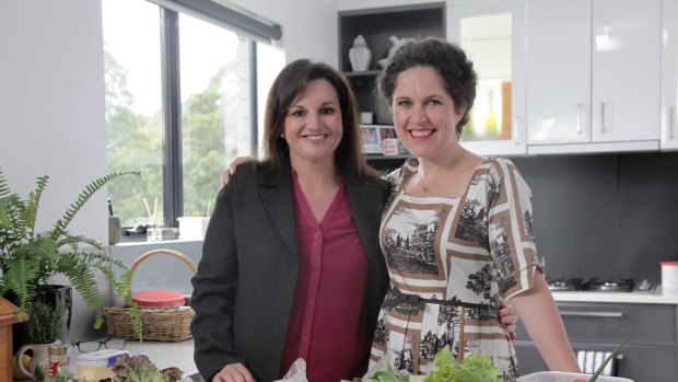 Night in: Annabel Crabb and Jacqui Lambie discuss a range of topics.