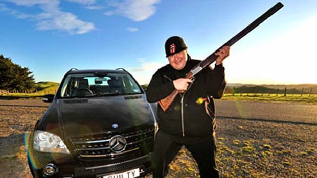 Megaupload founder ... Kim Dotcom reportedly has at least 18 luxury cars.