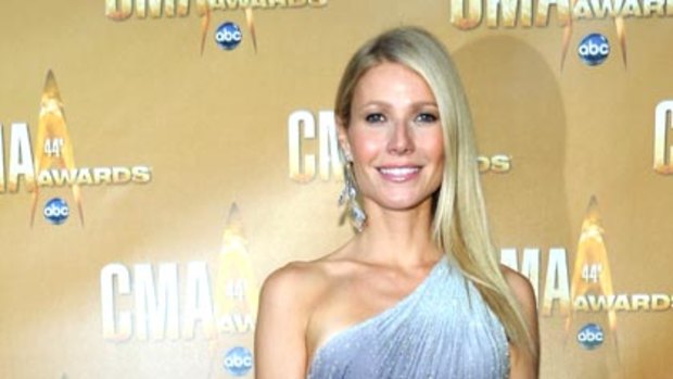 What nine kilos? ... Gwyneth Paltrow at this month's Country Music Awards in Nashville.