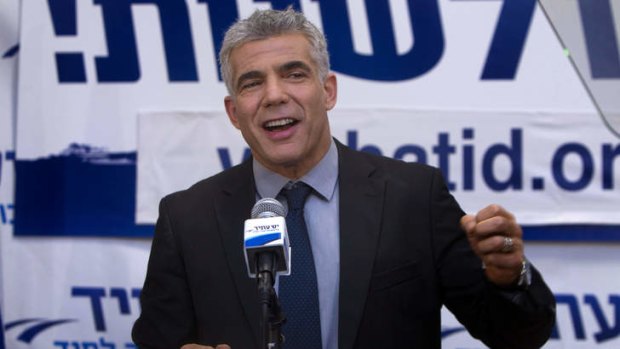 Yair Lapid ... his new centre party holds the key to coalition negotiations.