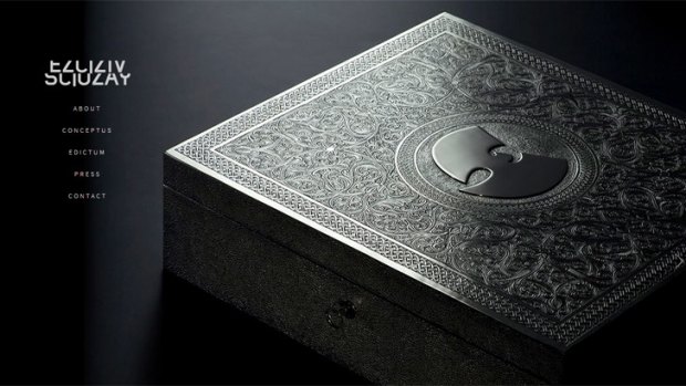 Is this the world's most expensive album ? A nickel and silver case for Wu-Tang Clan's upcoming album <i>The Wu-Once Upon A Time in Shaolin</i> as pictured by http://scluzay.com/.