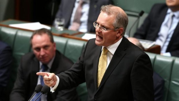 Immigration Minister Scott Morrison in Parliament on Monday.