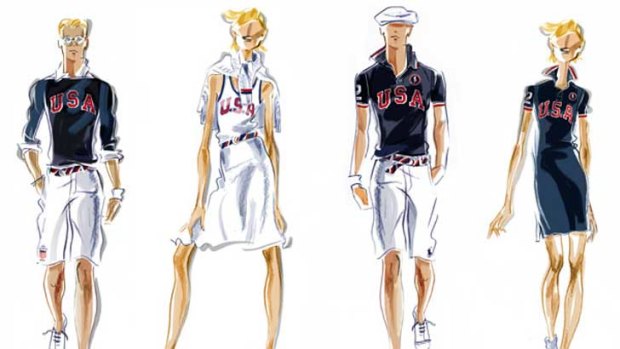 Ralph Lauren has designed the US Olympics team kit.