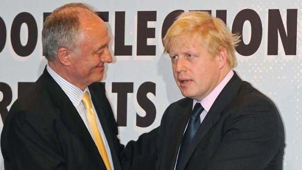 Ken Livingstone and Boris Johnson.