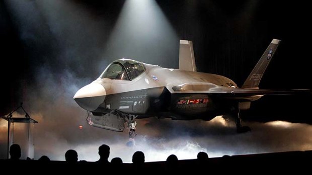Problems built into its very DNA ... The Lockheed Martin Joint Strike Fighter is unveiled during a ceremony in Texas, Friday in 2006.