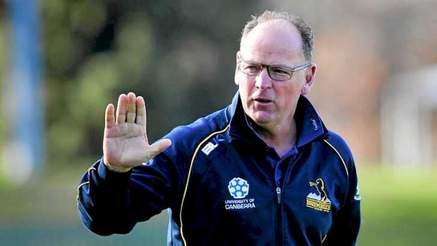 Me, defensive? The Brumbies' defensive style is believed to have worked against Jake White in the race for the Wallabies coaching job.