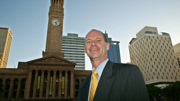 Campbell Newman after his 2004 election as Lord Mayor.