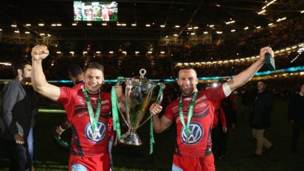 Foreign legion: Drew Mitchell and Matt Giteau have prospered in Europe, but have surrendered the right to play for the Wallabies.