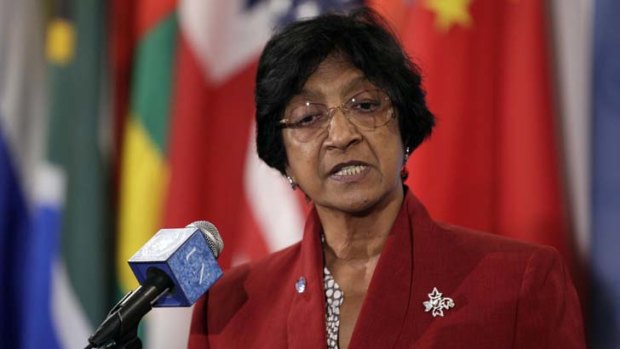 "The evidence points to ... crimes against humanity" ... Navi Pillay, United Nations.