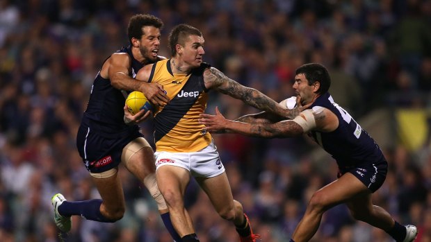 The Tigers and Dustin Martin got the jump on the Dockers when they met in June.