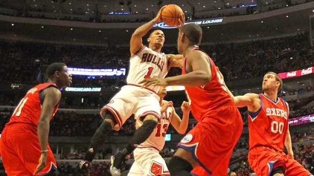 Influential figure ... Derrick Rose of the Chicago Bulls.
