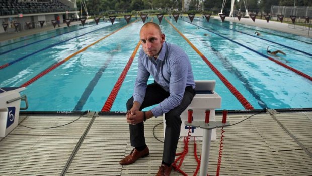Nick O’Leary helped  rescue a swimmer drowning in the lane next to him at the Melbourne Sports and Aquatic Centre