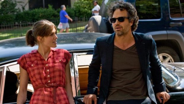 Duet: Keira Knightley and Mark Ruffalo lay it on a bit thick, but overall they make an appealing couple.