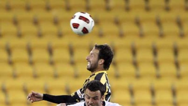 Foes to friends ... After playing against Sydney FC, Andrew Durante has joined the club for the Asian Champions League.