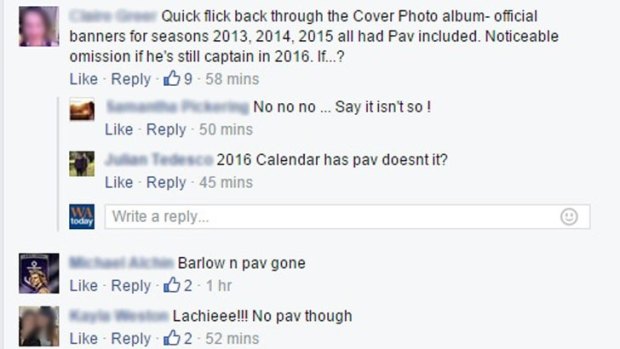 Dockers fans speculate about the omission of Matthew Pavlich