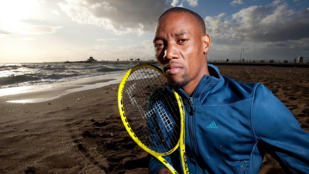 Lucas Sithole, who will be competing in the wheelchair tennis Australian Open tournament.