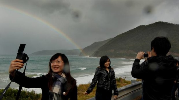 The Great Ocean Road is a popular holiday spot for Chinese tourists.