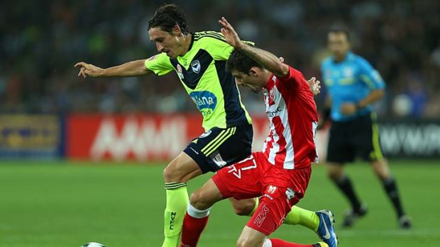 Key player: Victory's Mark Milligan is making an impression.