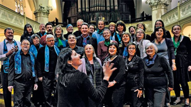The Department of Human Services Choir.
