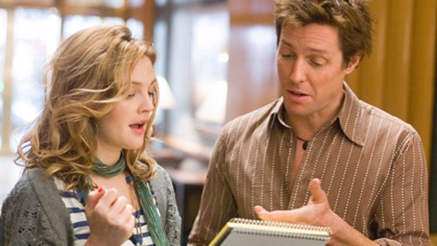 Performance anxiety ... Drew Barrymore and Hugh Grant in "Music and Lyrics".