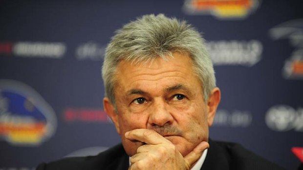 Neil Craig announces his resignation at a media conferene yesterday.
