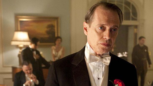 Cocky ... Steve Buscemi as Enoch "Nucky" Thompson in <i>Boardwalk Empire</i>.