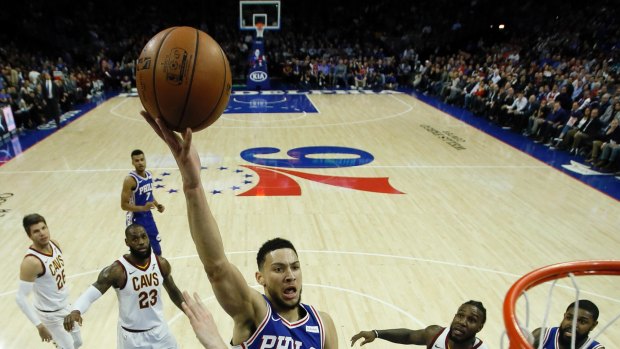 Ben Simmons was quiet by his standards, scoring just 10 points.